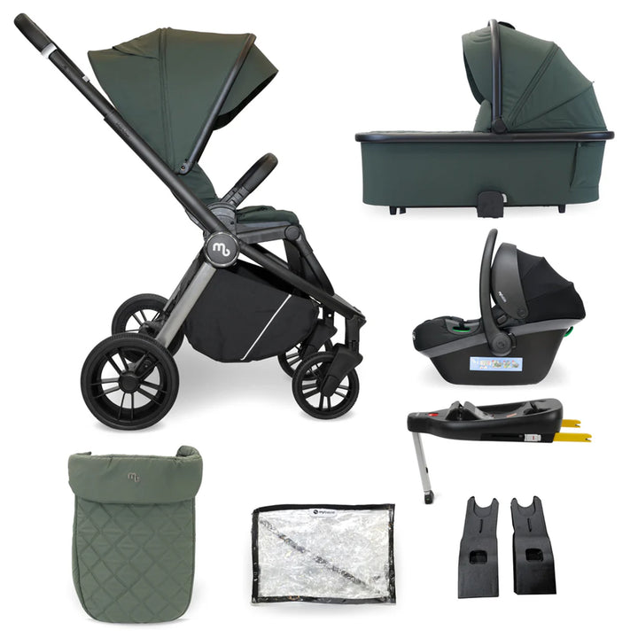 My Babiie 3 in 1 Travel System with Car Seat & Base - MB450i