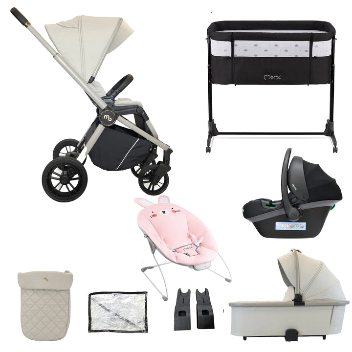 My Babiie 3 in 1 Travel System with Car Seat, Crib & Bouncer - MB450i