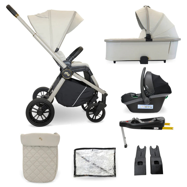 My Babiie 3 in 1 Travel System with Car Seat & Base - MB450i