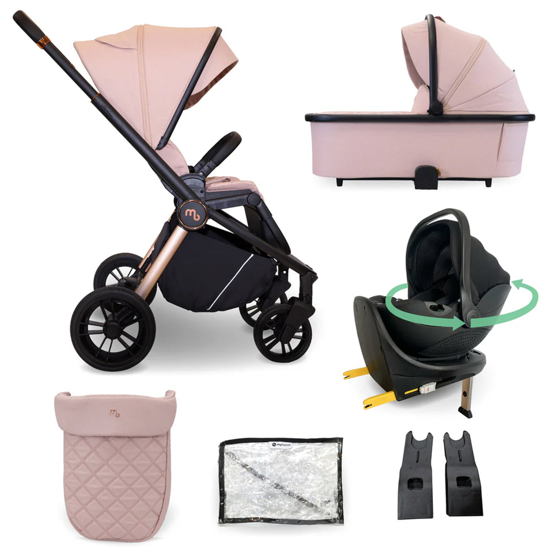 My Babiie 3 in 1 Travel System with 360 Car Seat & Base - MB450i