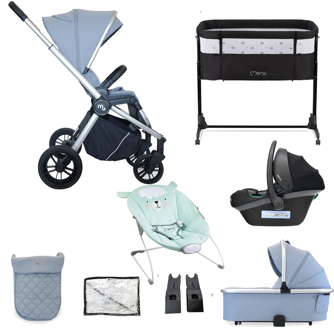 My Babiie 3 in 1 Travel System with Car Seat, Crib & Bouncer - MB450i