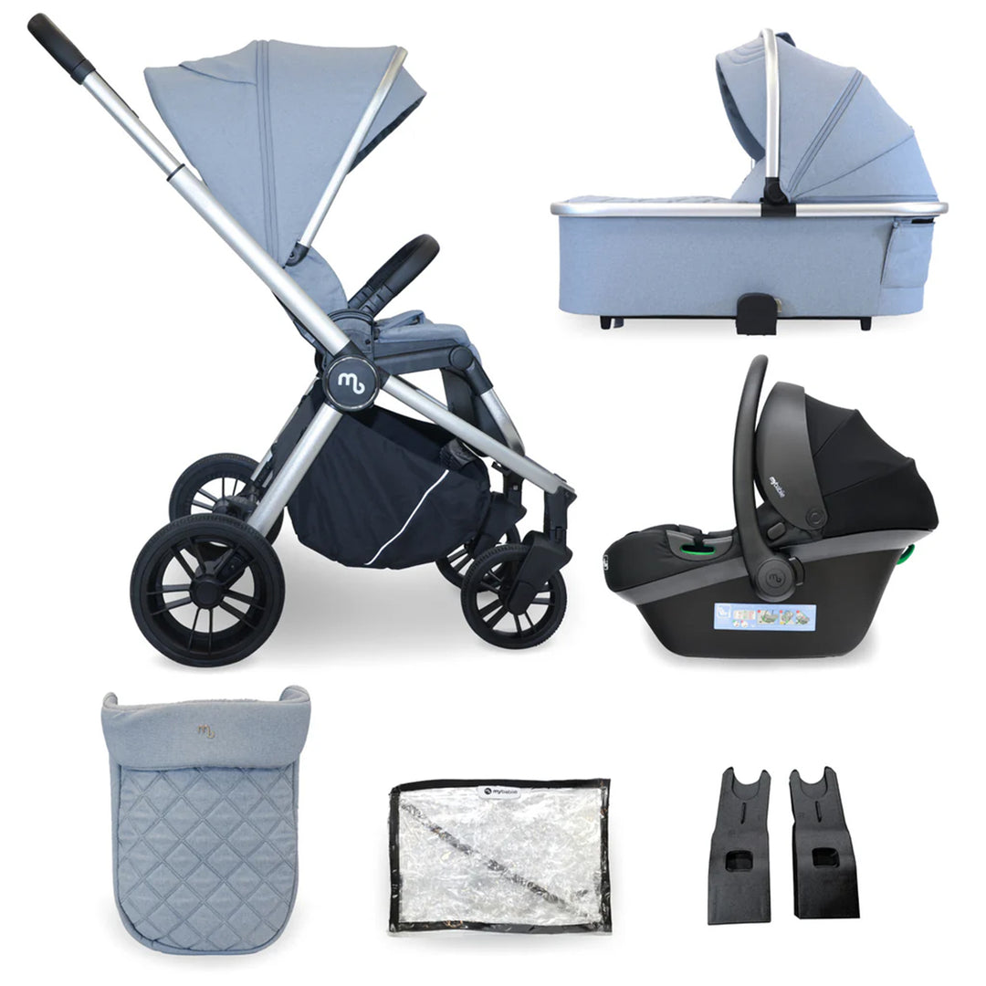 My Babiie 3 in 1 Pushchair, Carrycot & Car Seat - MB450i