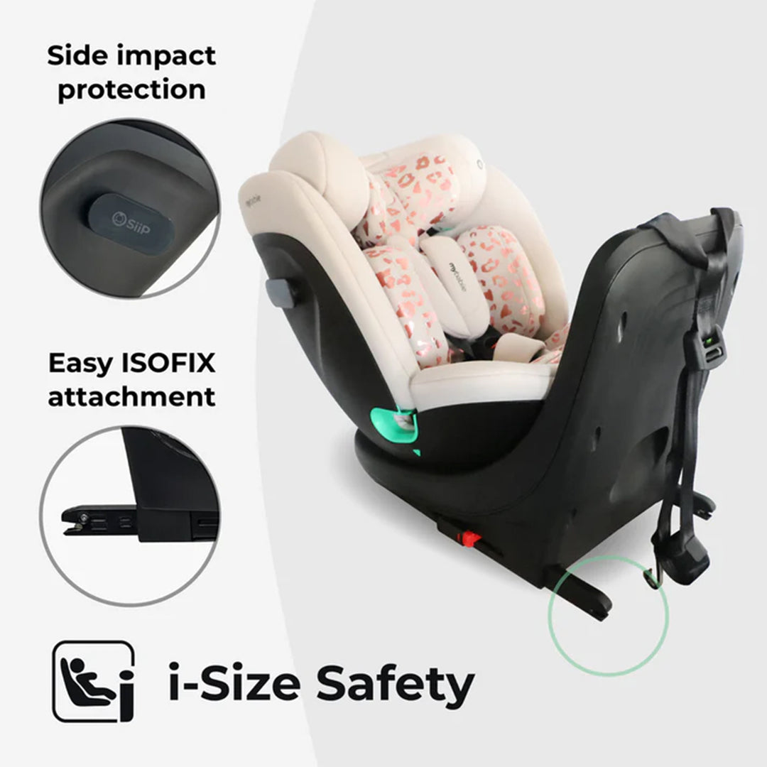 My Babiie MBCS300 i-Size (40-150cm) Easy Spin Car Seat