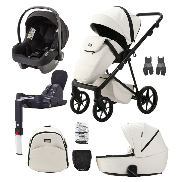 Mee-go Milano Evo Luxe Fabrics 3 in 1 with Car Seat & Base Travel System