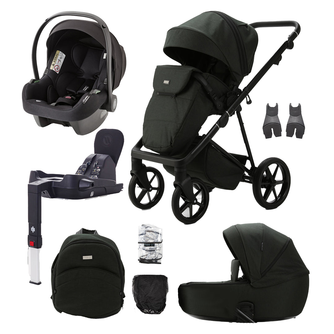 Mee-go Milano Evo 3 in 1 with Car Seat & Base Travel System