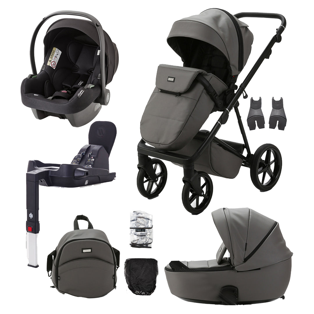 Mee-go Milano Evo Luxe Fabrics 3 in 1 with Car Seat & Base Travel System