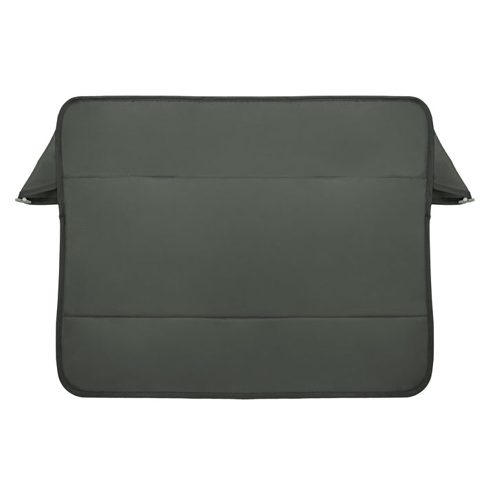 Dark gray laptop sleeve on a white background