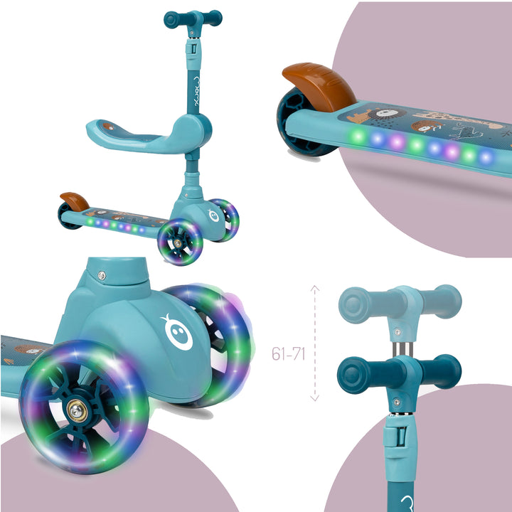 Momi Kiuru 2 in 1 Scooter