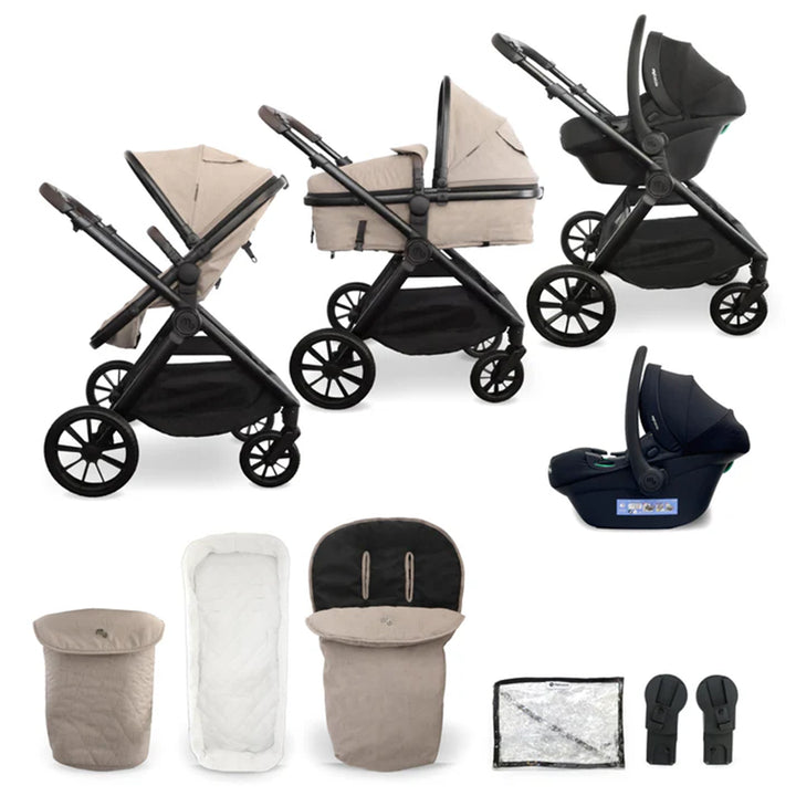My Babiie 3 in 1 Pushchair & Carrycot Travel System - MB220i