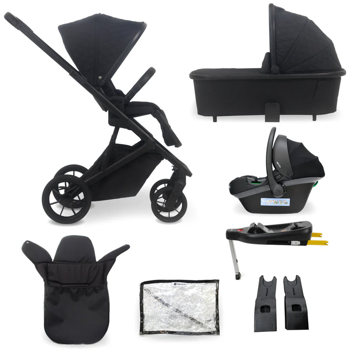 My Babiie Lightweight i-Size Travel System with Car Seat & Base - MB500i