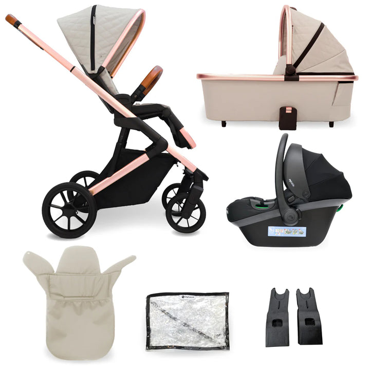 My Babiie Lightweight i-Size Travel System with Car Seat - MB500i