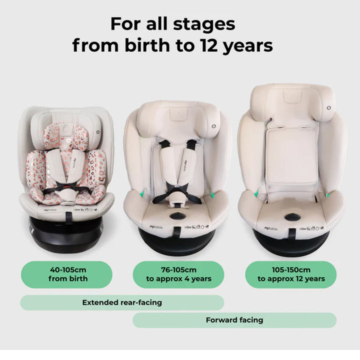 My Babiie MBCS200 i-Size (40-150cm) Spin Car Seat