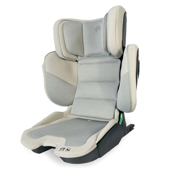 My Babiie i-Size 100-150cm Compact Fold High Back Booster Car Seat - Stone