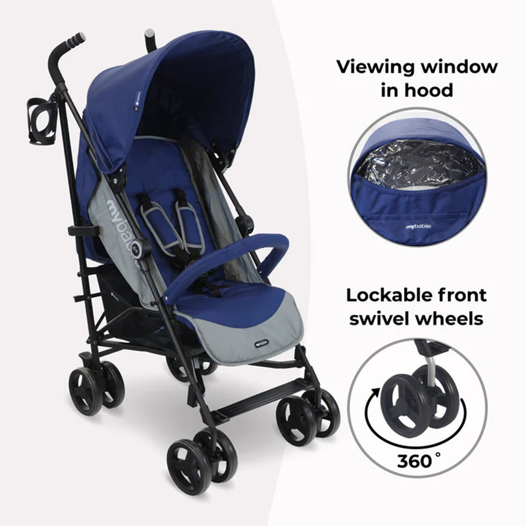 My Babiie Lightweight Compact Stroller - MB02 Plus