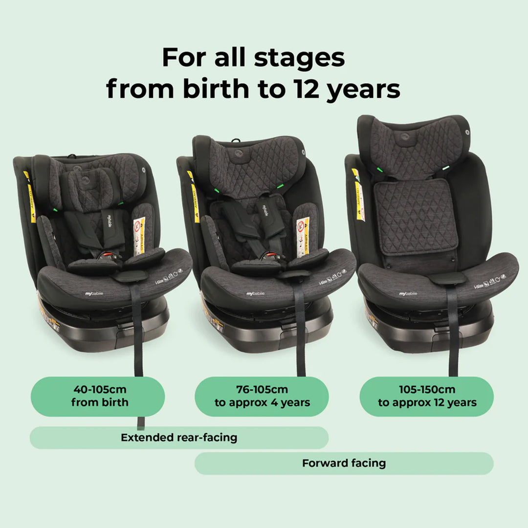 My Babiie  i-Size (40-150cm) Spin Car Seat