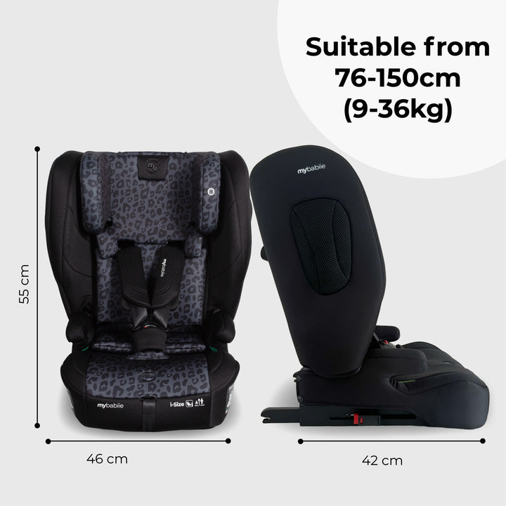 My Babiie  MBCS80 Foldable Toddler to Booster i-Size Car Seat