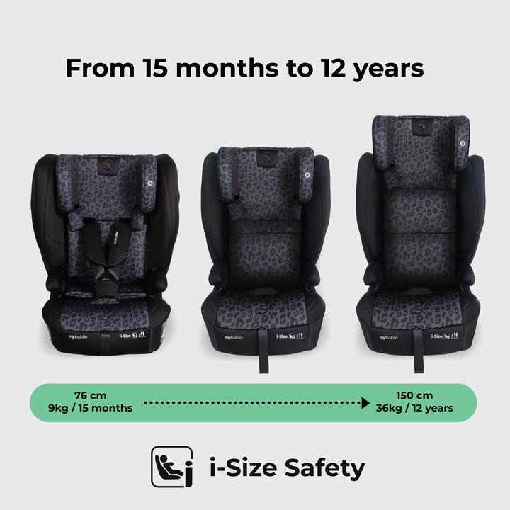 My Babiie  MBCS80 Foldable Toddler to Booster i-Size Car Seat