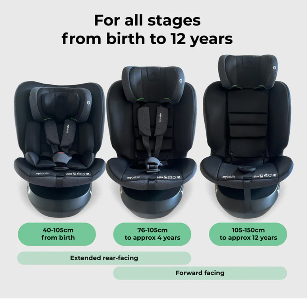 My Babiie MBCS200 i-Size (40-150cm) Spin Car Seat