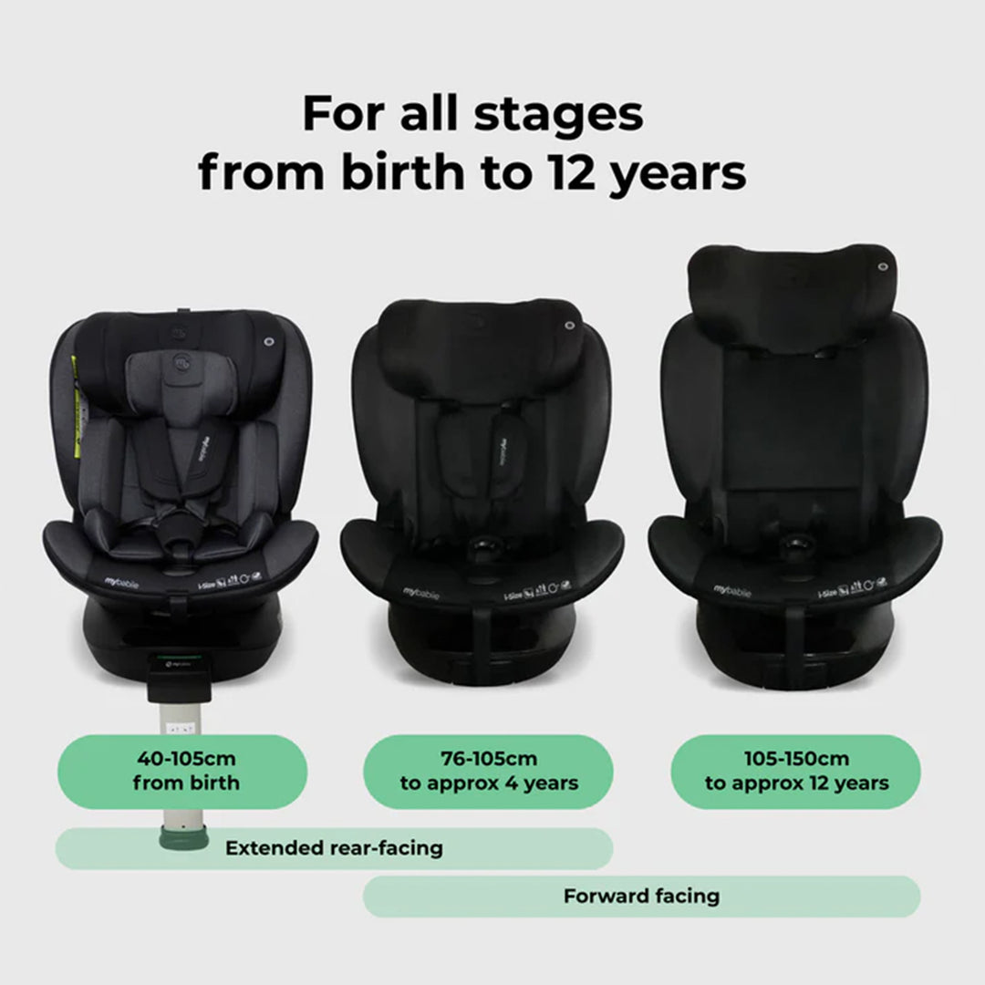 My Babiie MBCS400 i-Size (40-150cm) Spin Car Seat