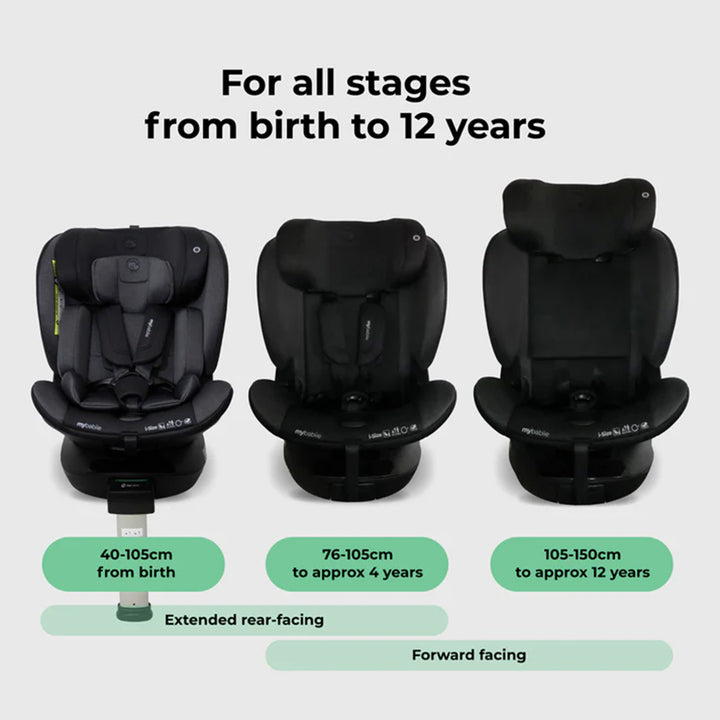 My Babiie MBCS400 i-Size (40-150cm) Spin Car Seat
