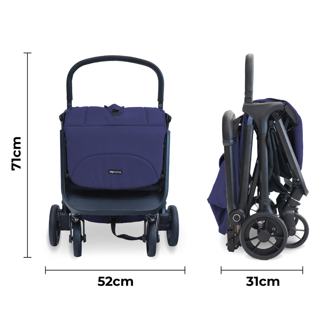 My Babiie Auto-fold Stroller MBX7 Plus