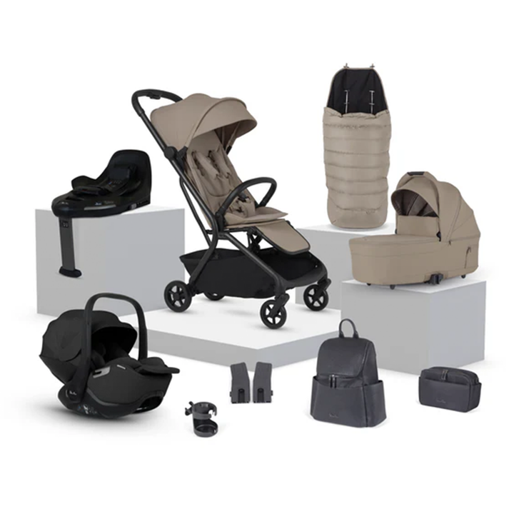 Silver Cross Nia Compact Travel System with Glide 360 & Accessory Pack