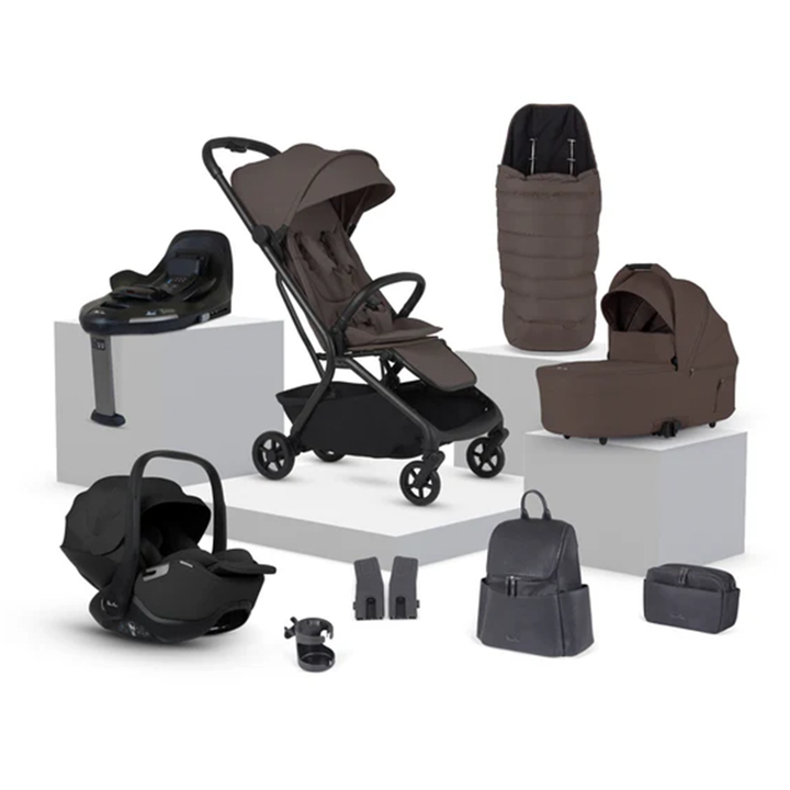 Silver Cross Nia Compact Travel System with Glide 360 & Accessory Pack