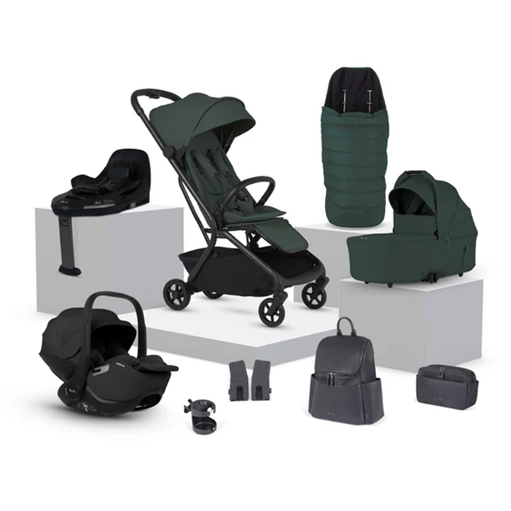 Silver Cross Nia Compact Travel System with Glide 360 & Accessory Pack