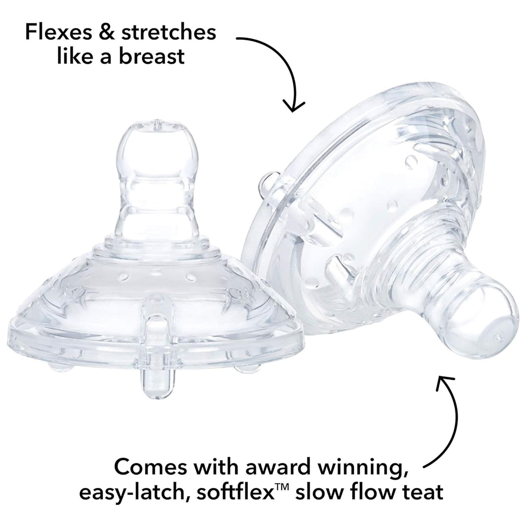 Nuby Anti Reflux Baby Bottle x 2 270ml