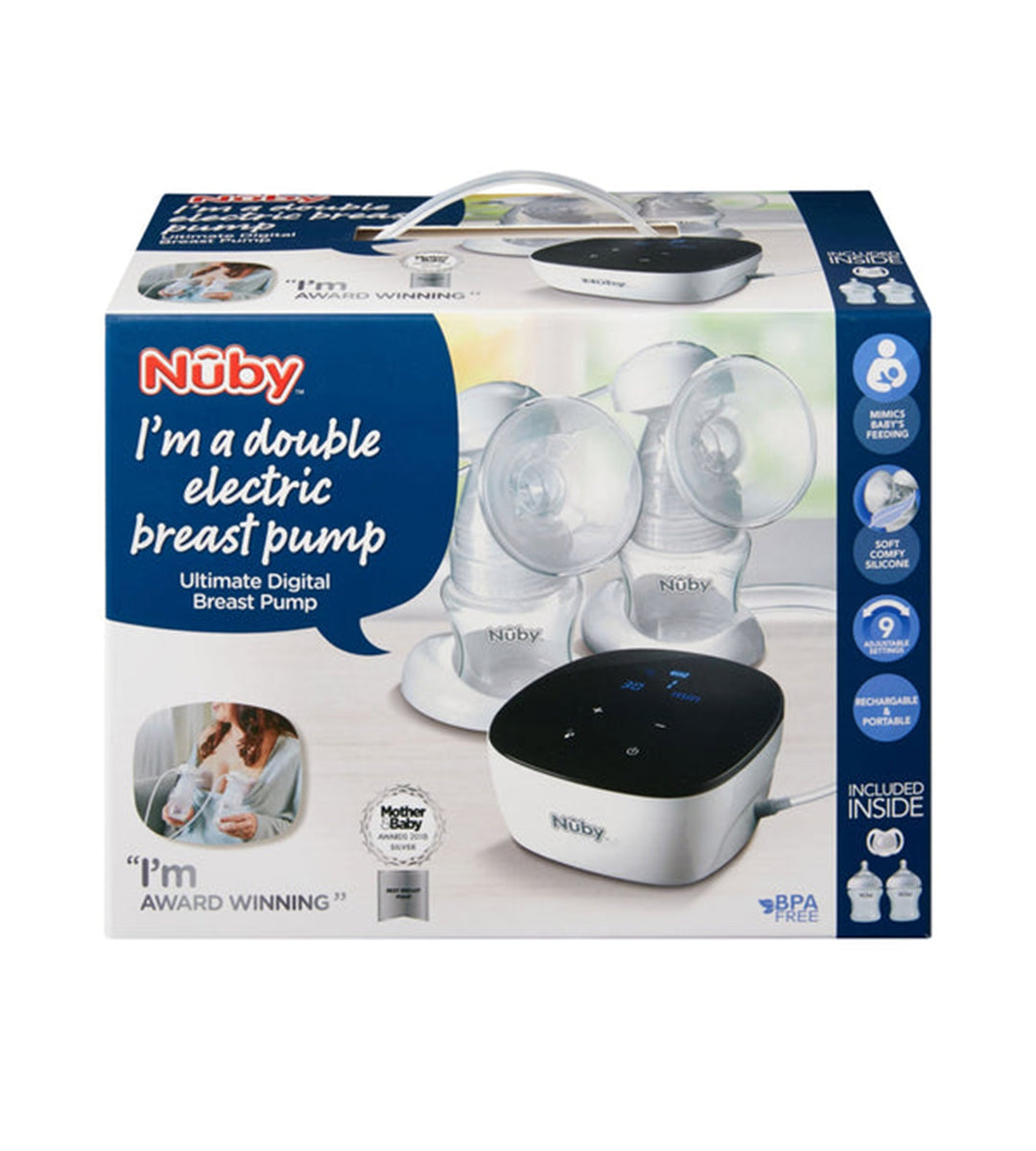 Nuby Double Digital Electric Breast Pump