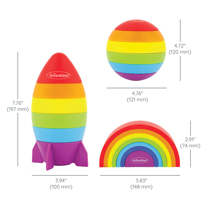 Infantino Stackable Play Set