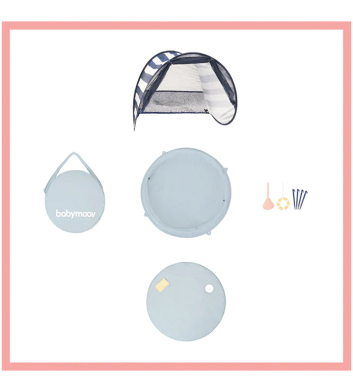 Babymoov Aquani Anti UV Tent & Paddling Pool Mariniere