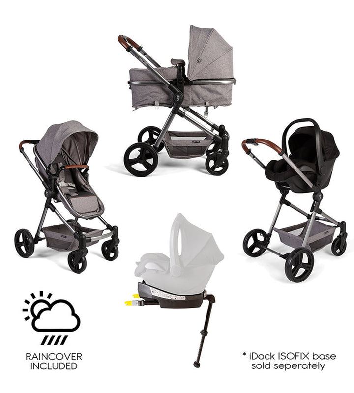 Red Kite Push Me 3 in 1 i-Size Savanna Travel System - Graphite