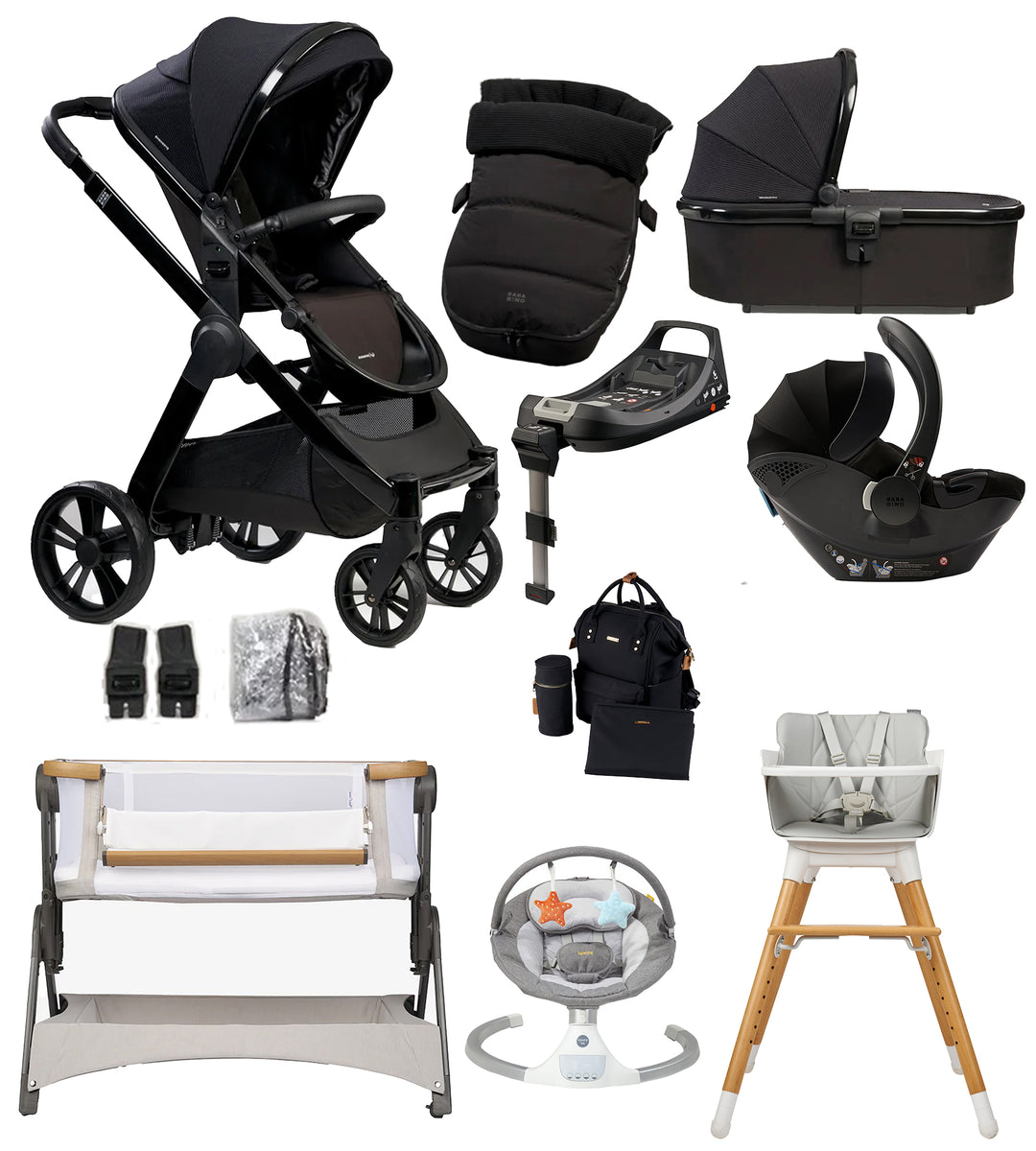 Bababing Raffi Travel, Home & Feeding Bundle