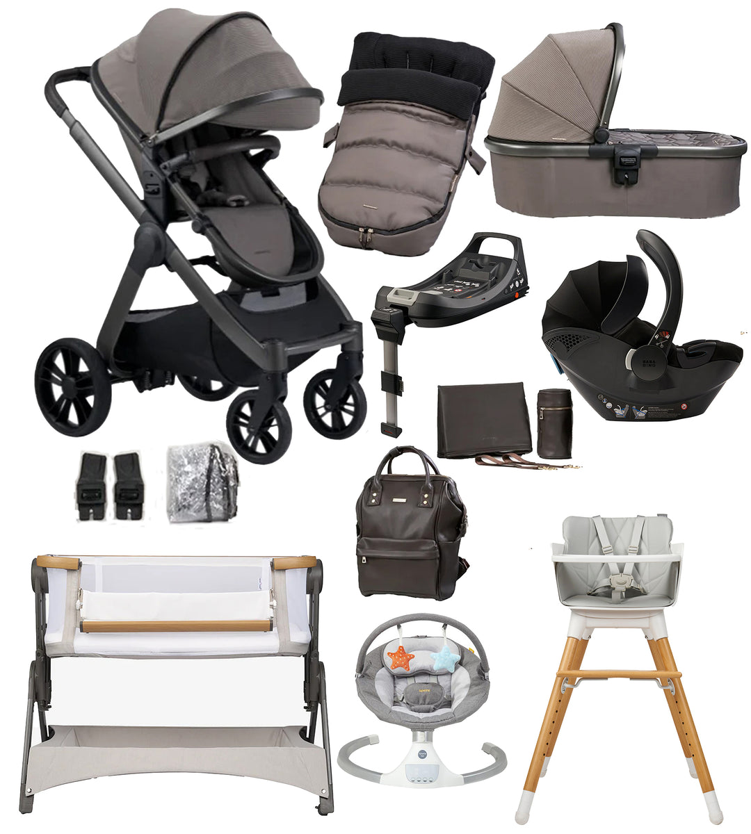 Bababing Raffi Travel, Home & Feeding Bundle