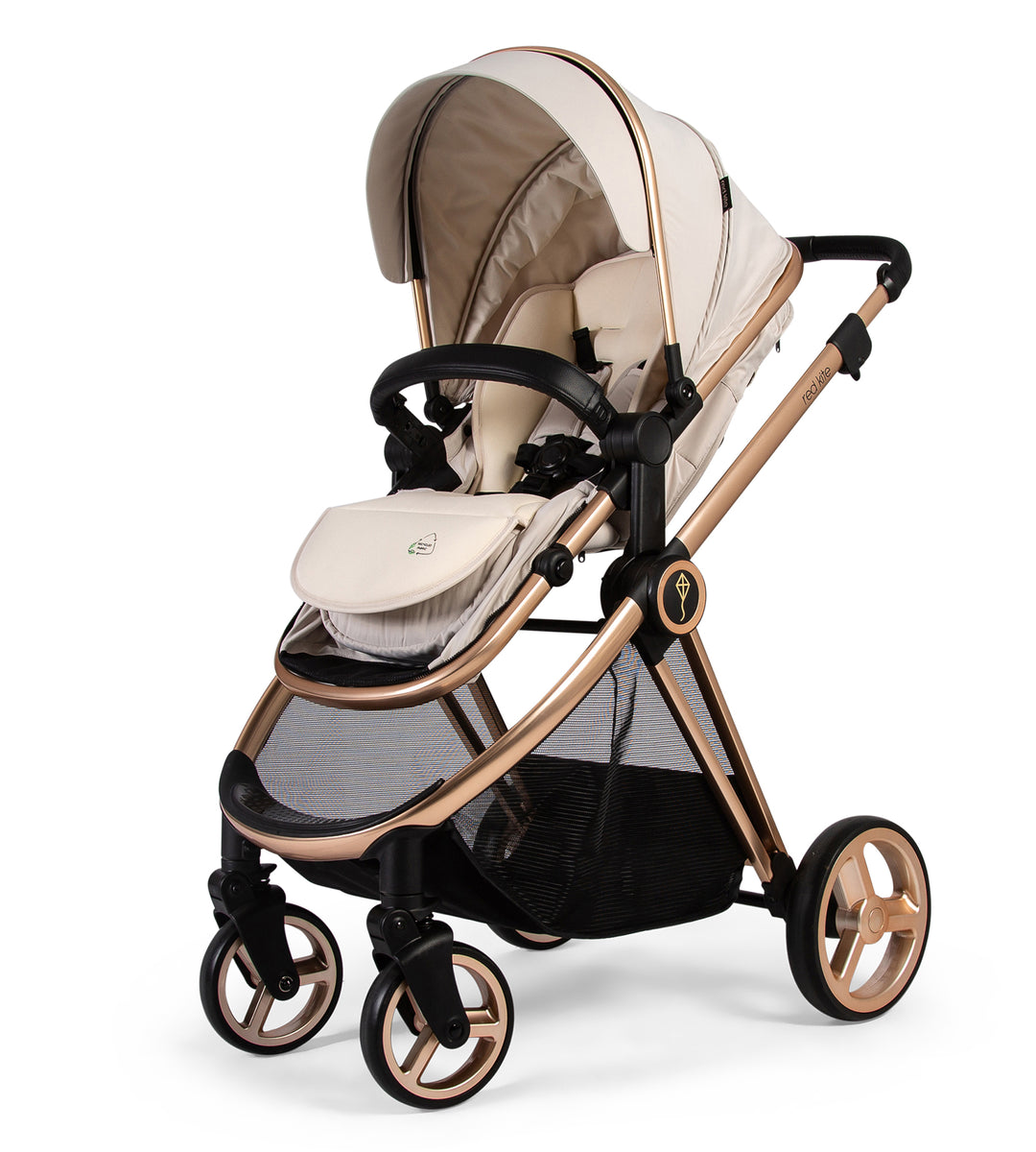 Red Kite Push Me Pace i-Size Travel System - Latte