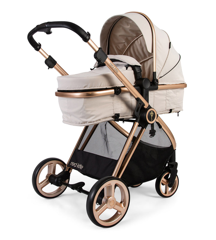 Red Kite Push Me Pace i-Size Travel System - Latte