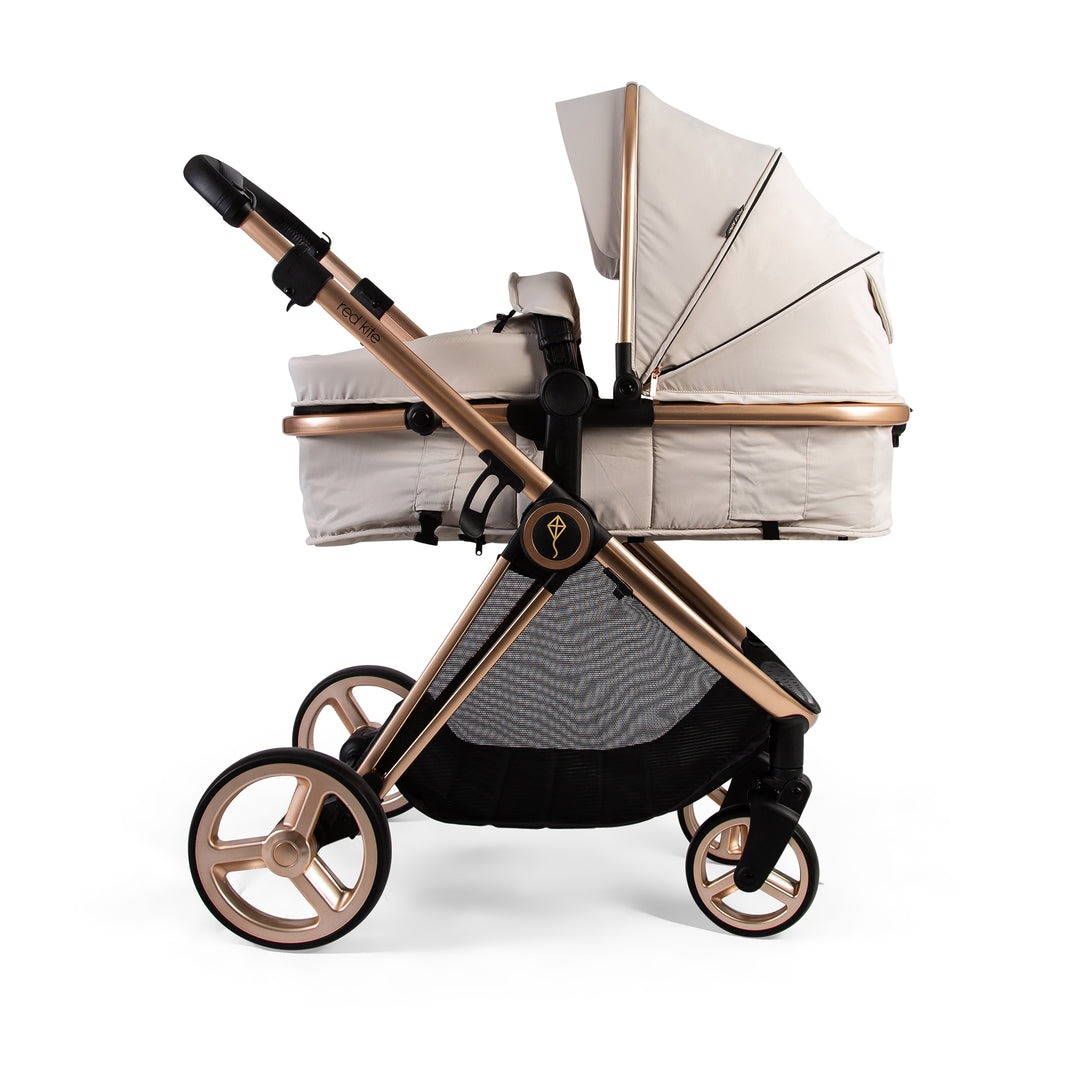 Red Kite Push Me Pace i-Size Travel System - Latte