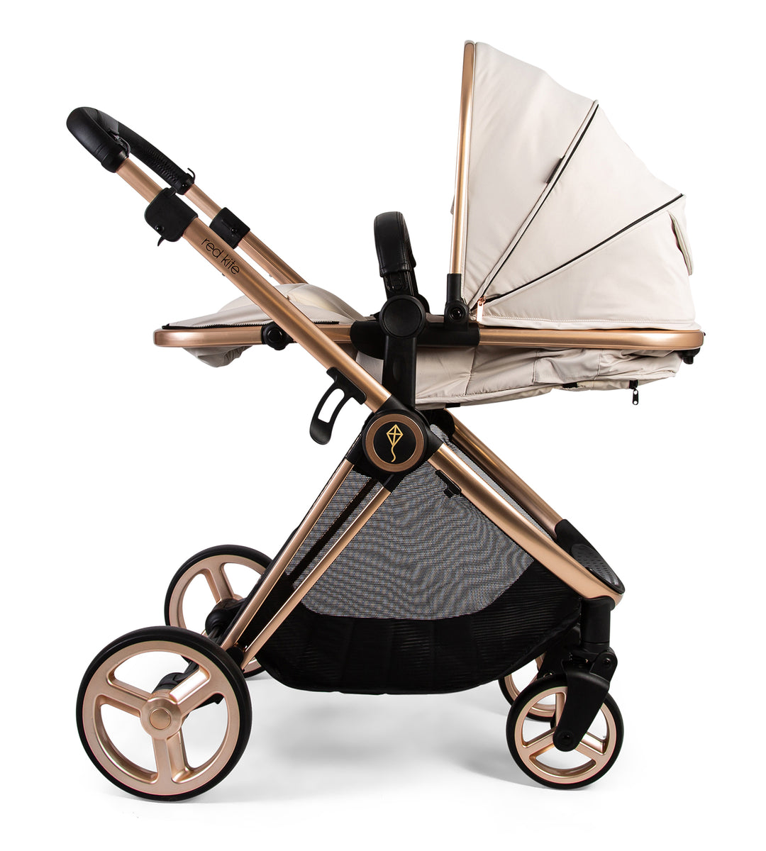 Red Kite Push Me Pace i-Size Travel System - Latte