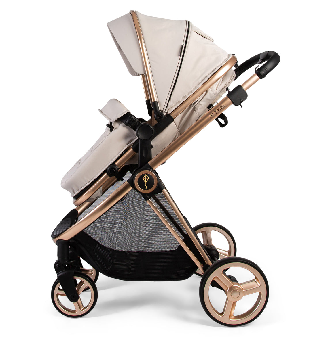 Red Kite Push Me Pace i-Size Travel System - Latte