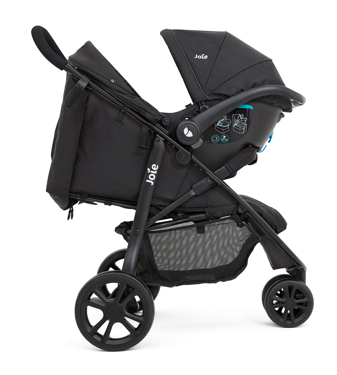 Joie Litetrax 3 Wheel Stroller - Coal
