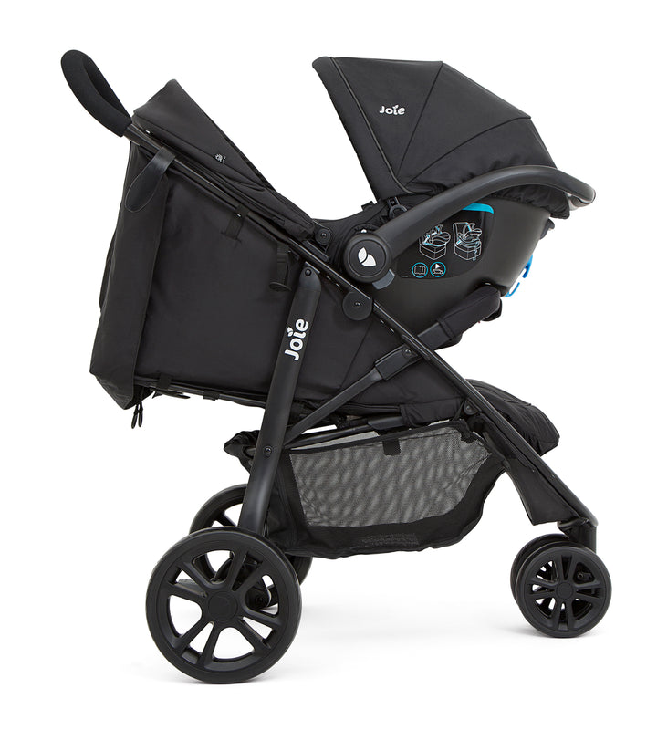 Joie Litetrax 3 Wheel Stroller - Coal