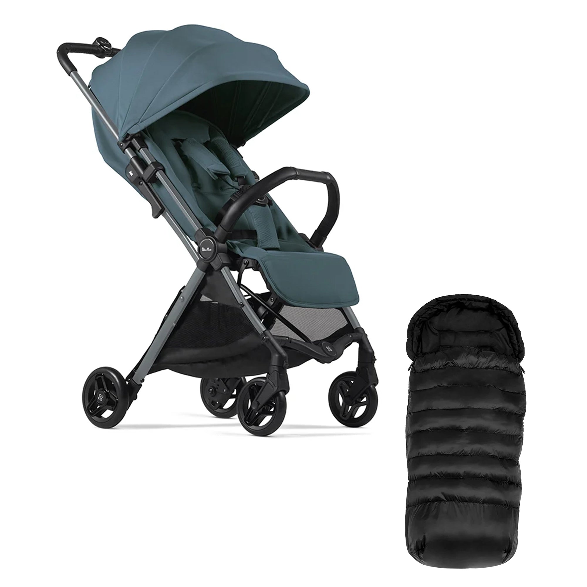 Silver Cross Jet 5 Stroller and Footmuff Bundle Baby and Nursery World