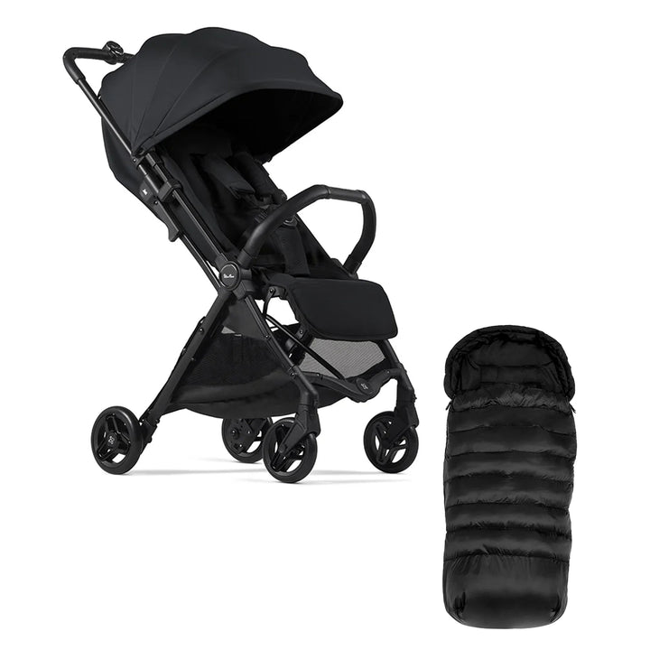 Silver Cross Jet 5 Stroller and Footmuff Bundle