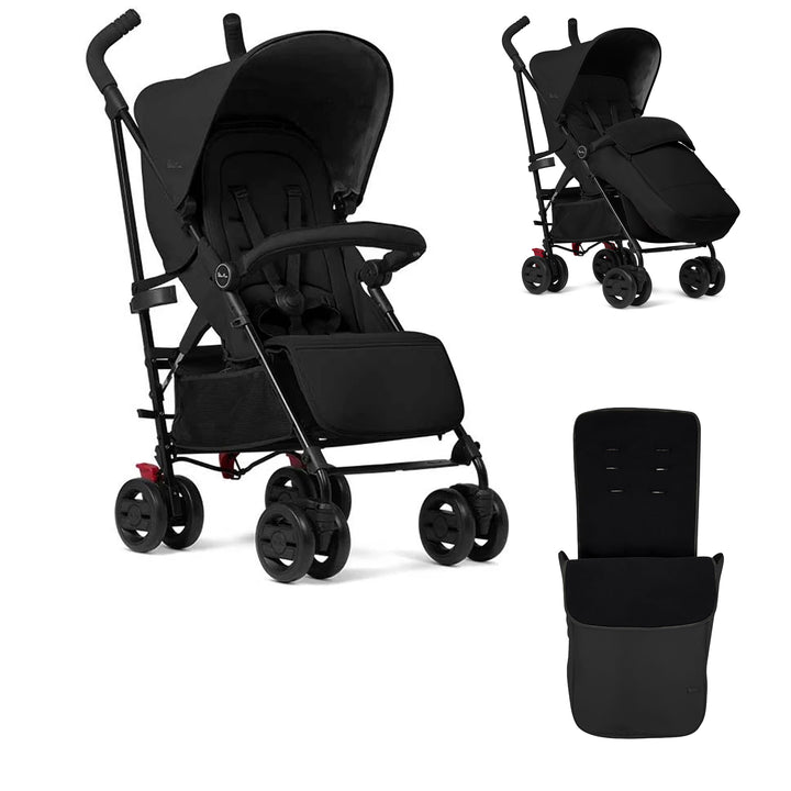 Silver Cross Pop Compact Stroller and Footmuff Bundle