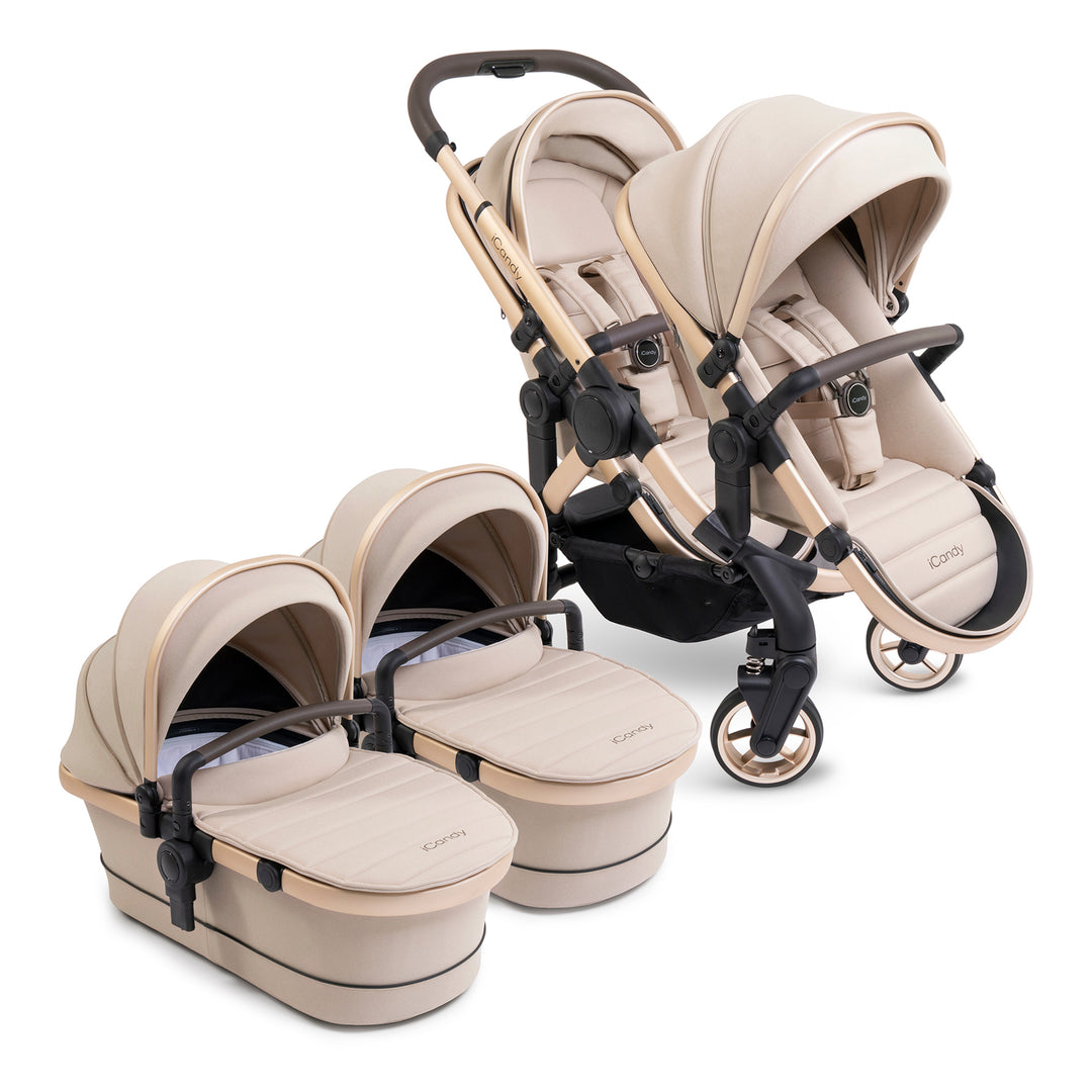 iCandy Peach 7 Pushchair and Carrycot Twin