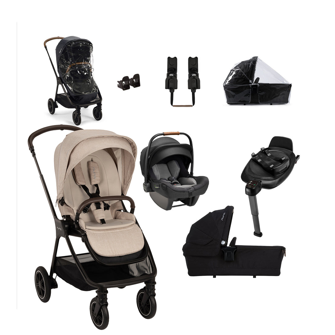 Nuna Triv Next Bundle with Lytl Carrycot & Pipa Next Travel System