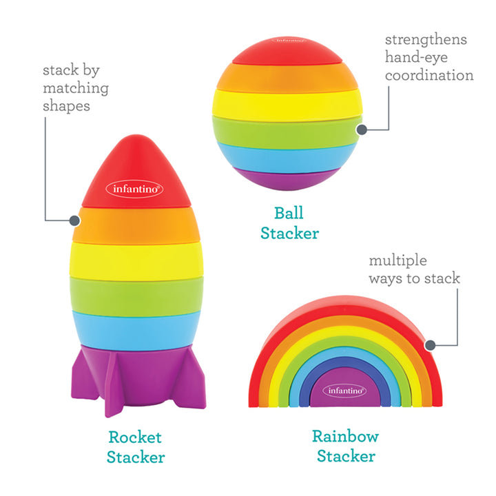 Infantino Stackable Play Set