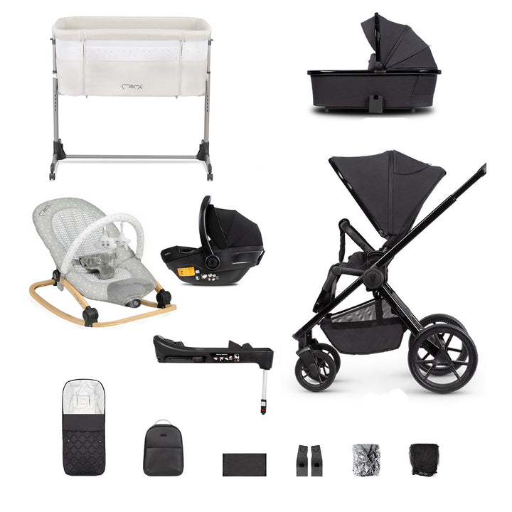 Venicci Edge Travel System and Home Bundle - Raven