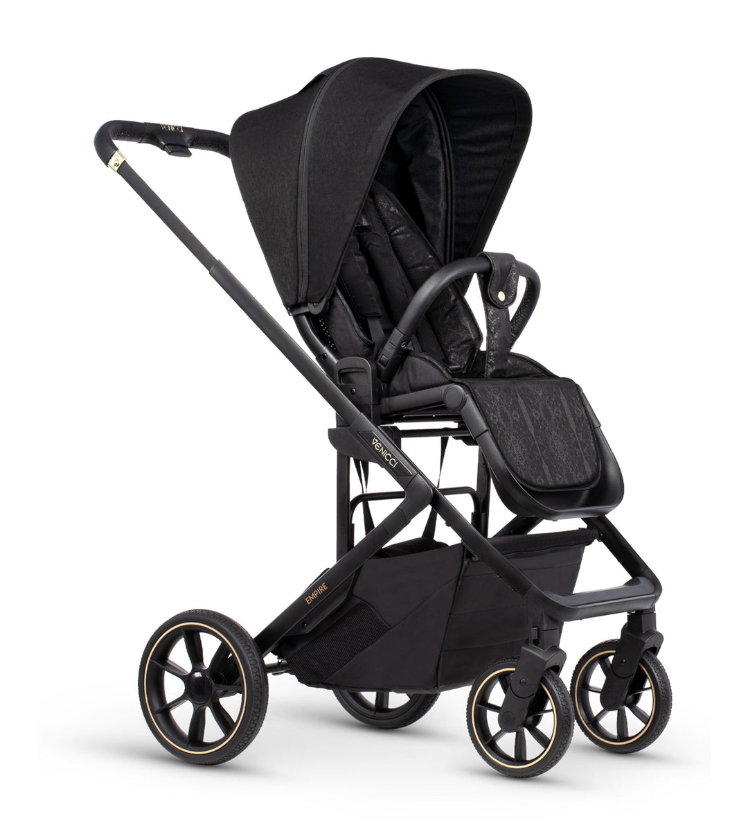 Venicci Empire 3 in 1 Travel System with Base - Ultra Black